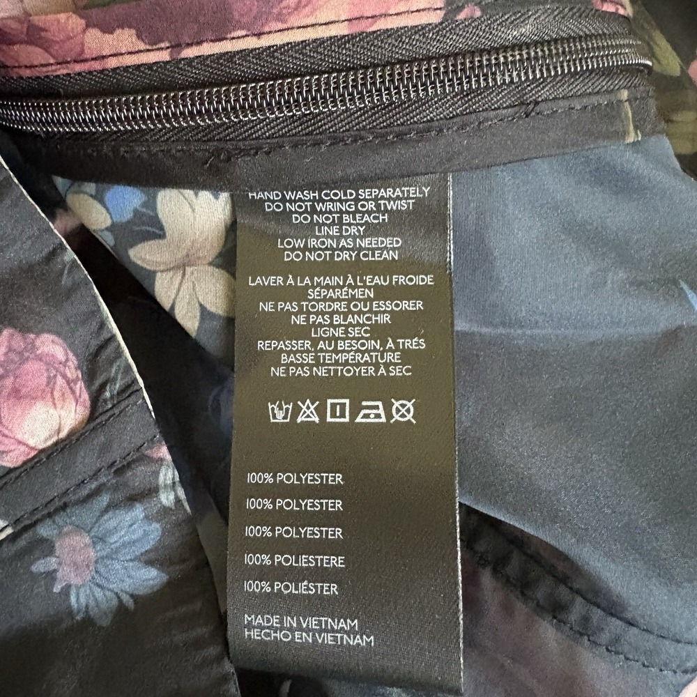 NWT Anthropologie Black Floral Corset Blouse Size M Sheer Puff Sleeve Ruffle Top - Picture 12 of 16